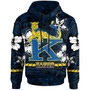 Hawaii Henry J. Kaiser High School Custom Hoodie - Kaiser High School Polynesian With Floral Elements Pattern