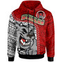 Hawaii Waialua High and Intermediate School Custom Hoodie - Waialua High School Polynesian Pattern