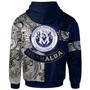 Hawaii Moanalua High School Custom Hoodie - Moanalua High School Polynesian With Falcon Pattern