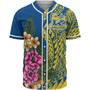 Hawaii Custom Personalised Baseball Shirt - Henry J. Kaiser High School Hawaiian Flowers Wing Patterns 1