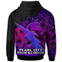 Hawaii Custom Personalised Hoodie - Pearl City High School Horse and Thunder Hibiscus Polynesian