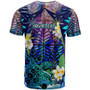 Tonga Custom T-shirt - Apifo'ou College Polynesian with Tribal Turtle Plumeria and Tonga Style