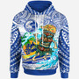 Hawaii Polynesian Custom Personalised Hoodie - Kailua High School Tiki Tribal Surfriders Polynesian Culture