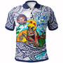 Hawaii Custom Personalised Polo Shirt - Waianae High School Tribal Tiki Shark Riders Polynesian Pride Polo Shirt
