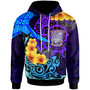 Tonga Custom Hoodie - Chanel College with Polynesian Pattern Style and Flower