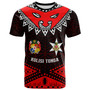 Tonga Custom T-shirt - Kolisi Tonga High School with Tonga Patterns Polynesian Culture