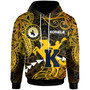 Hawaii Polynesian Hoodie - Kohala High School Cowboy with Polynesian Patterns