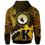 Hawaii Polynesian Hoodie - Kohala High School Cowboy with Polynesian Patterns