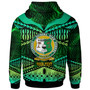 Tonga Custom Hoodie - Liahona High Shool with Tonga Patterns with Green Effect