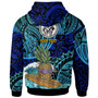 Hawaii Custom Hoodie - Waiakea High School with Polynesian Culture and Tiki Surfer