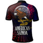 American Samoa Polo Shirt - Custom Seal Of American Samoa Gradient Color Style