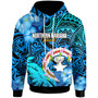 Northern Mariana Islands Hoodie - CNMI Polynesian Culture with Hibicus Tropical Flower