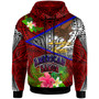 American Samoa Hoodie - Custom American Samoa Eagle Flag Style With Polynesian Patterns Hoodie