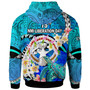 Northern Mariana Islands Hoodie - CNMI Polynesian Culture with Turtle and Plumeria Hoodie