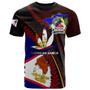 American Samoa T-shirt - American Samoa Independence Day With State Flag And Marijuana Leaf Polynesian Style