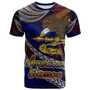 American Samoa T- Shirt - Custom American Samoa Eagle With Polynesian Patterns T- Shirt