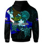 American Samoa Hoodie - American Samoa Independence Day With Bald Eagle And Polynesian Patterns