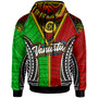 Vanuatu Hoodie - Custom Vanuatu Independence Anniversary With Polynesian Patterns Hoodie