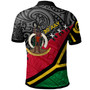 Vanuatu Polo Shirt - Custom Vanuatu Independence Anniversary with Coat of Arms and Polynesian Polo Shirt