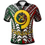 Vanuatu Polo Shirt - Custom Vanuatu Independence Anniversary With Arm Polynesian Patterns Polo Shirt