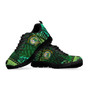 Tonga Sneakers - Liahona High Shool with Tonga Patterns with Green Effect