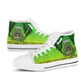 Tonga High Top Shoes - Saineha High School with Tonga Patterns and Polynesian Culture