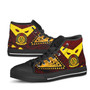 Tonga High Top Shoes - Vava'u High Shool Tonga with Polynesian Patterns