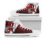 Hawaii High Top Shoes - Admiral Arthur W. Radford High School Tribal Pattern