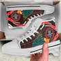 Hawaii High Top Shoes - Lahainaluna High School Polynesian Tribal Pattern