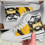 Hawaii High Top Shoes - Nanakuli High School Polynesian Tribal Pattern