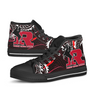 Hawaii High Top Shoes - President Theodore Roosevelt High School Polynesian Pattern