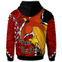 Papua New Guinea Hoodie - Custom Paradise Bird Of Papua New Guinea with Polynesian Patterns Hoodie