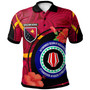 Papua New Guinea Polo Shirt - Bougainville Flag of PNG with Hibicus and Polynesian Culture Polo Shirt