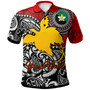 Papua New Guinea Polo Shirt - Custom Enga Of Papua New Guinea With Polynesian Patterns Polo Shirt