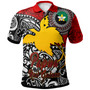 Papua New Guinea Polo Shirt - Custom Enga Of Papua New Guinea With Polynesian Patterns Polo Shirt