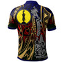 New Caledonia Polo Shirt - Custom New Caledonia Flag Coat Of Arms Polynesian Pattern Polo Shirt