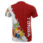 Tonga All Over T-Shirt - Tonga Flag Coat Of Arms Wrap Style 2