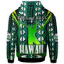 Hawaii Volleyball Hoodie - Custom Hawaii Volleyball Team With Polynesian Patterns Custom Name And Number Hoodie