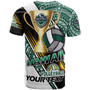 Hawaii Custom Personalised T-Shirt - Volleyball Cup Championship Hawaii Polynesian Patterns