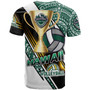 Hawaii Custom Personalised T-Shirt - Volleyball Cup Championship Hawaii Polynesian Patterns