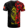 Papua New Guinea T-shirt - Custom Papua New Guinea Independence Day Polynesian Hibiscus Patterns T-shirt