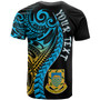 Tuvalu Polynesian T-Shirt - Custom Tuvalu Day with Polynesian Pattern T-Shirt