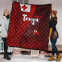 Tonga Premium Quilt - National Day Tonga Coat Of Arms Polynesian