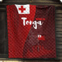 Tonga Premium Quilt - National Day Tonga Coat Of Arms Polynesian