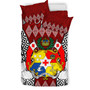 Tonga Bedding Set - Pattern Inspired By Tonga And Polynesian With Coat Of Arms