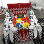 Tonga Bedding Set - Pattern Inspired By Tonga And Polynesian With Coat Of Arms