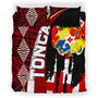 Tonga Bedding Set - Coat Of Arms Tapa Tonga Patterns