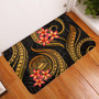 American Samoa Door Mat - Gold Plumeria