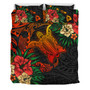 Hawaii Bedding Set - Hawaii Polynesian Turtle Tropical  Bedding Set