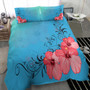 Hawaii Bedding Set Hibiscus Flower Red